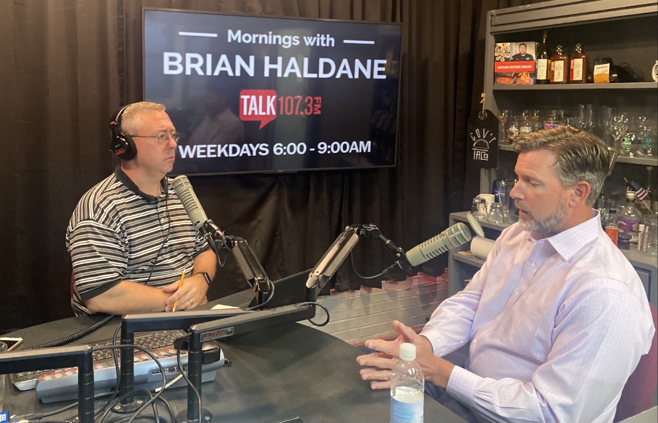 Mornings with Brian Haldane: David Conachen 06-16-2022 - Talk 107.3FM