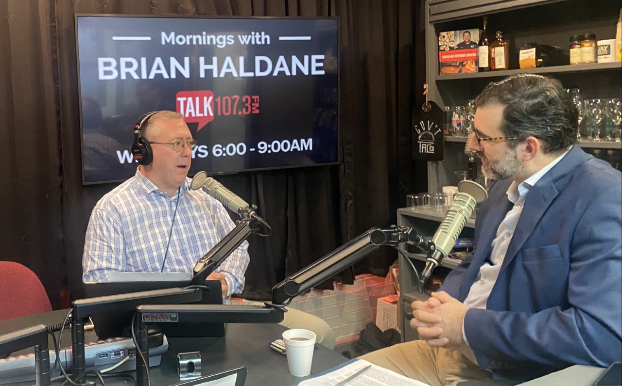 Mornings with Brian Haldane: Mark Armstrong, 08-02-2022 - Talk 107.3FM