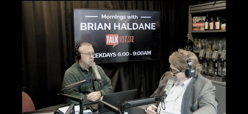 Mornings With Brian Haldane: Legally Served With Richard Sprinkle, 09 