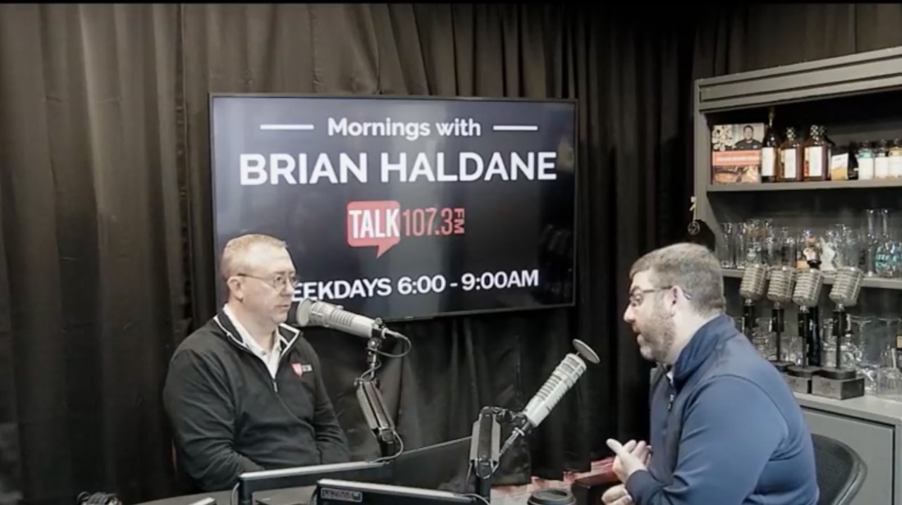 Mornings with Brian Haldane: Brandon Noel, 10-20-2022 - Talk 107.3FM