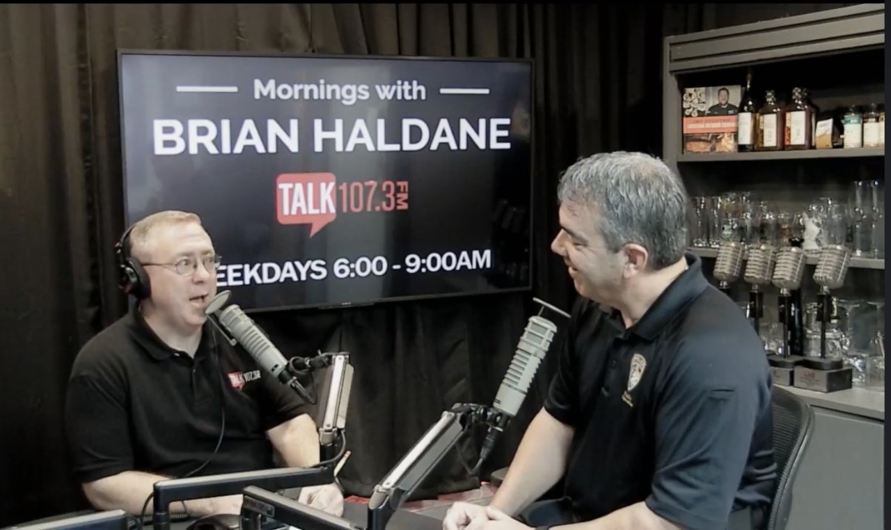 Mornings with Brian Haldane: Lt. Don Coppola, 10-31-2022 - Talk 107.3FM