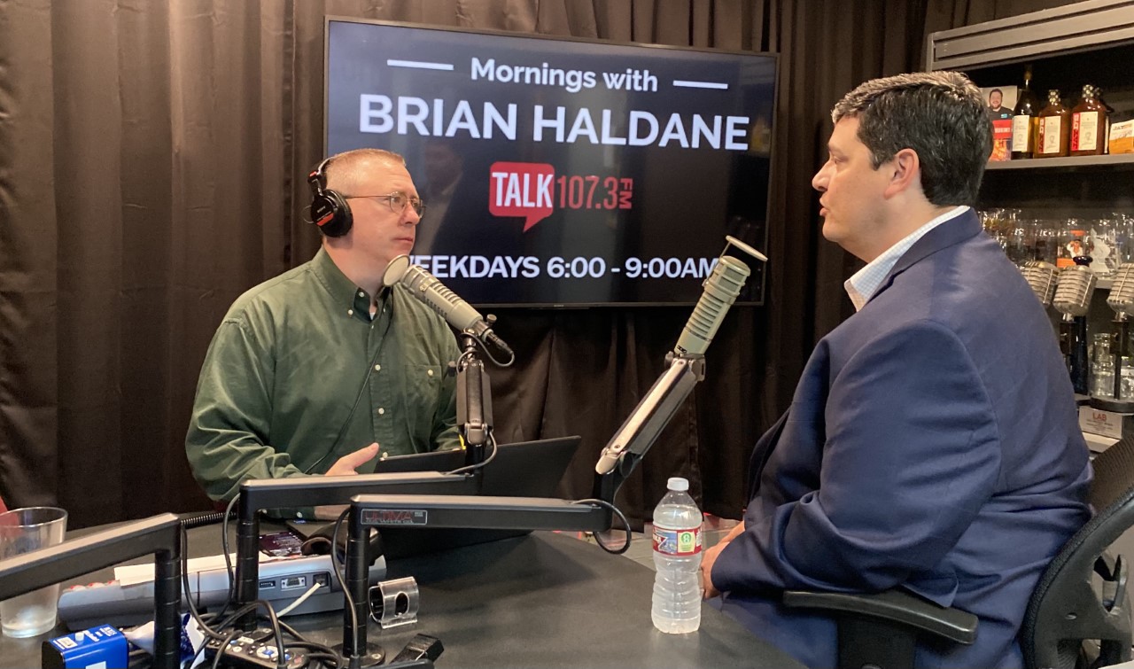 Mornings with Brian Haldane: Erick Comeaux, 10-24-2022 - Talk 107.3FM