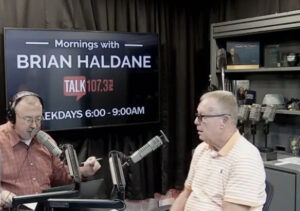 Mornings with Brian Haldane: Fred Raiford, 07-12-2023 - Talk 107.3FM